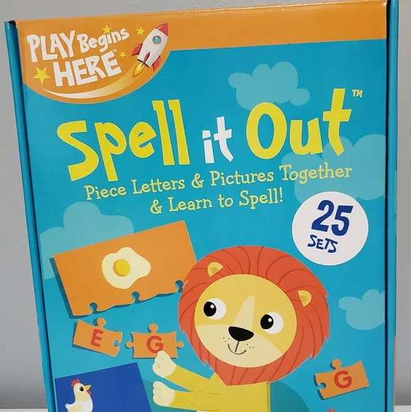 Spell It Out puzzle, Match Your Math puzzle,Ready for School ages 2-5 yes. New - Picture 6 of 14